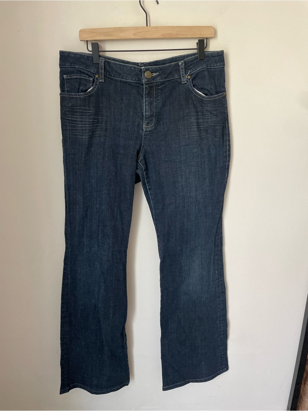 CAbi Dark Blue Flare Jeans